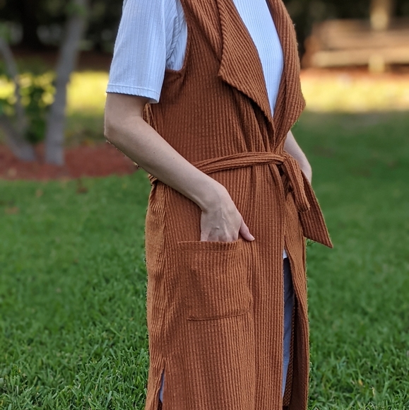 NWT Another Reason sleeveless cardigan - Picture 6 of 14